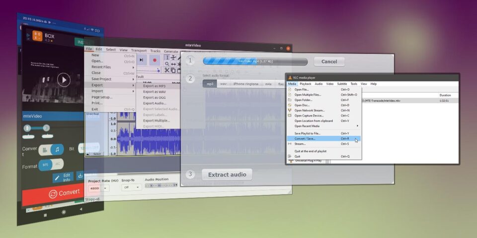 Extract Audio from Any Video File