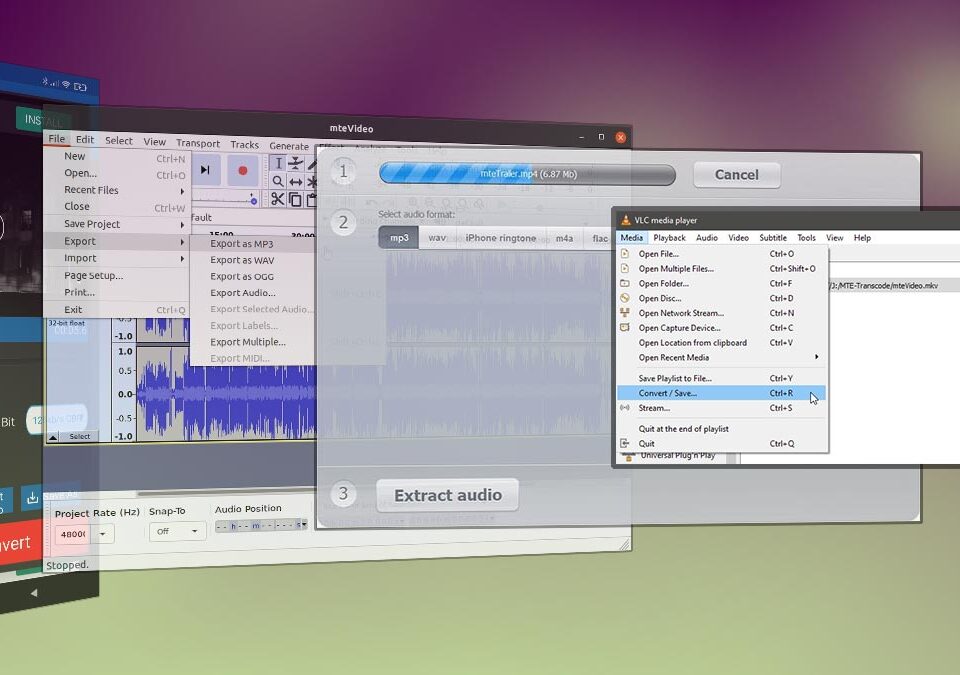 Extract Audio from Any Video File