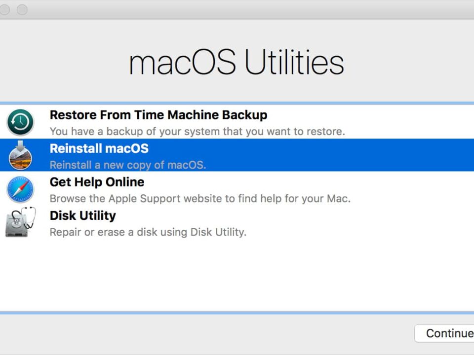 Restore a Mac