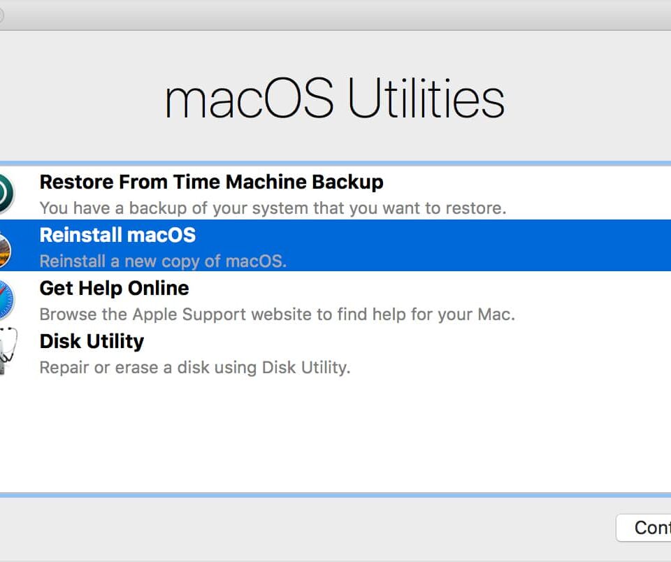 Restore a Mac