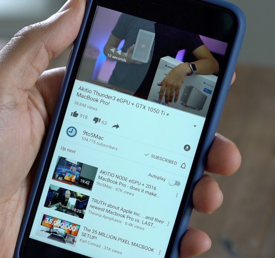 iphone youtube