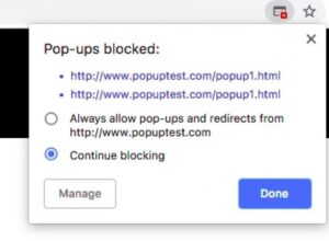 Pop-Up Blocker