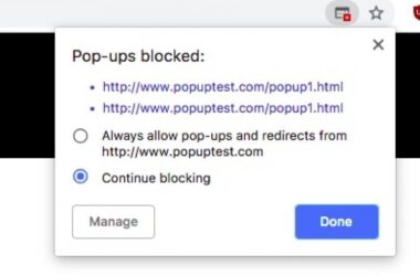 Pop-Up Blocker