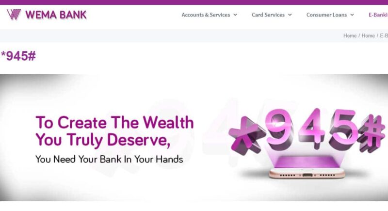 *945# wemabank ussd code