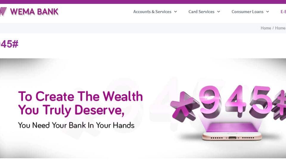 *945# wemabank ussd code