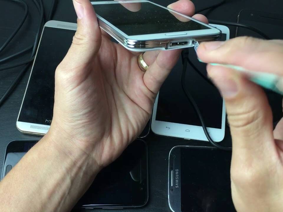 smartphone is charging slowly