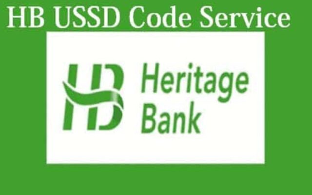 Heritage Bank USSD code *322#