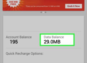 Data Balance on Airtel