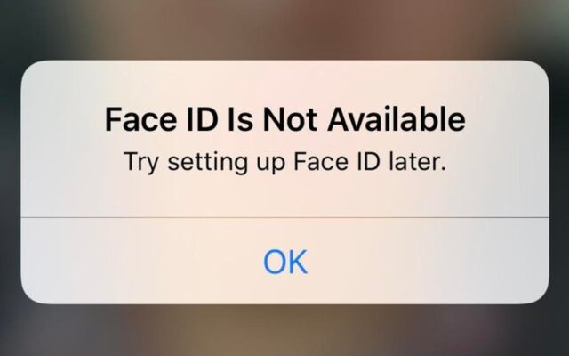Face ID Not Working