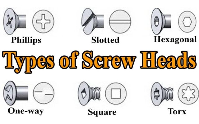 Types of Screw Heads