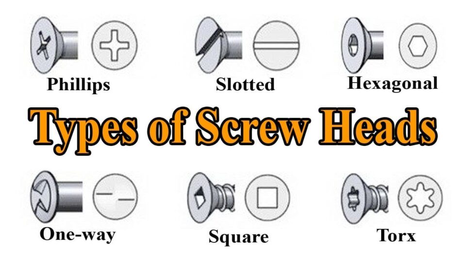 Types of Screw Heads