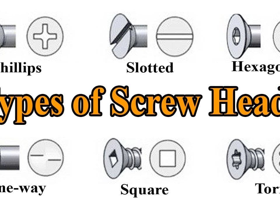 Types of Screw Heads