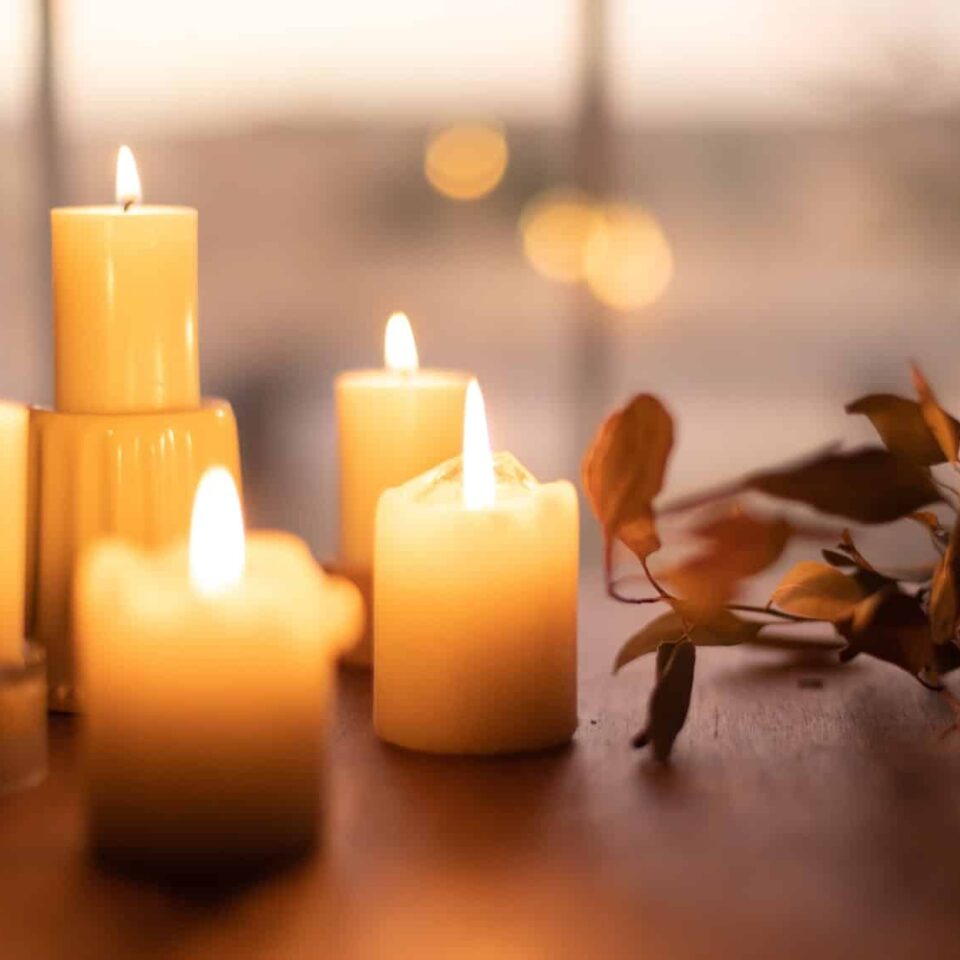 Different types of candles